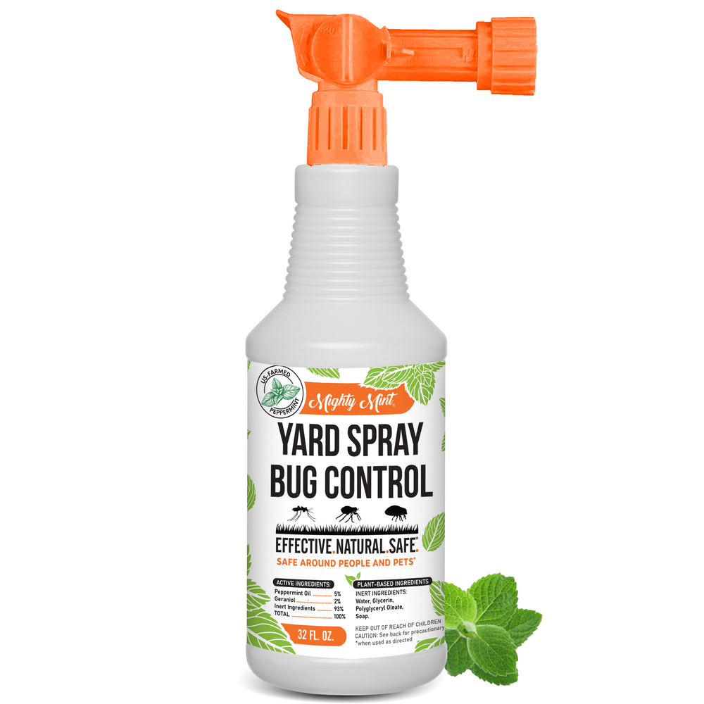 
                  
                    Mighty Mint Yard Spray Bug Control - Natural Peppermint Lawn Spray - 32oz
                  
                