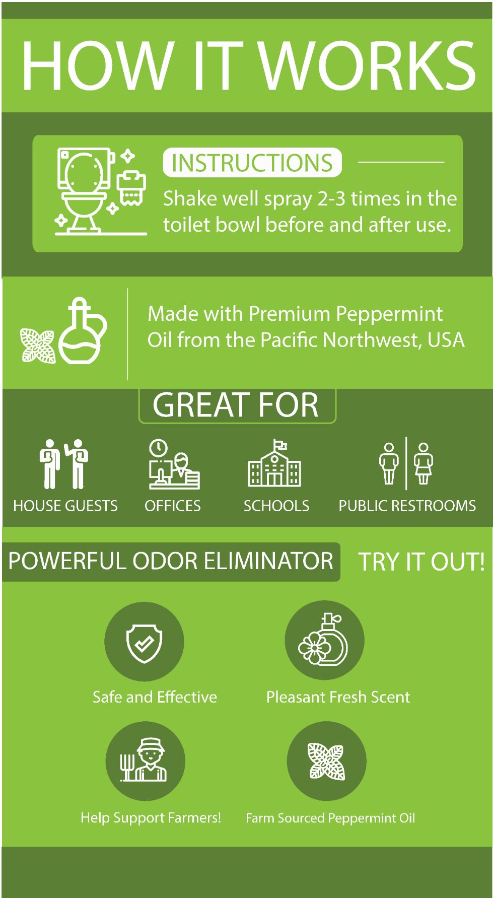 
                  
                    Peppermint Essential Oil Bathroom Toilet Spray
                  
                