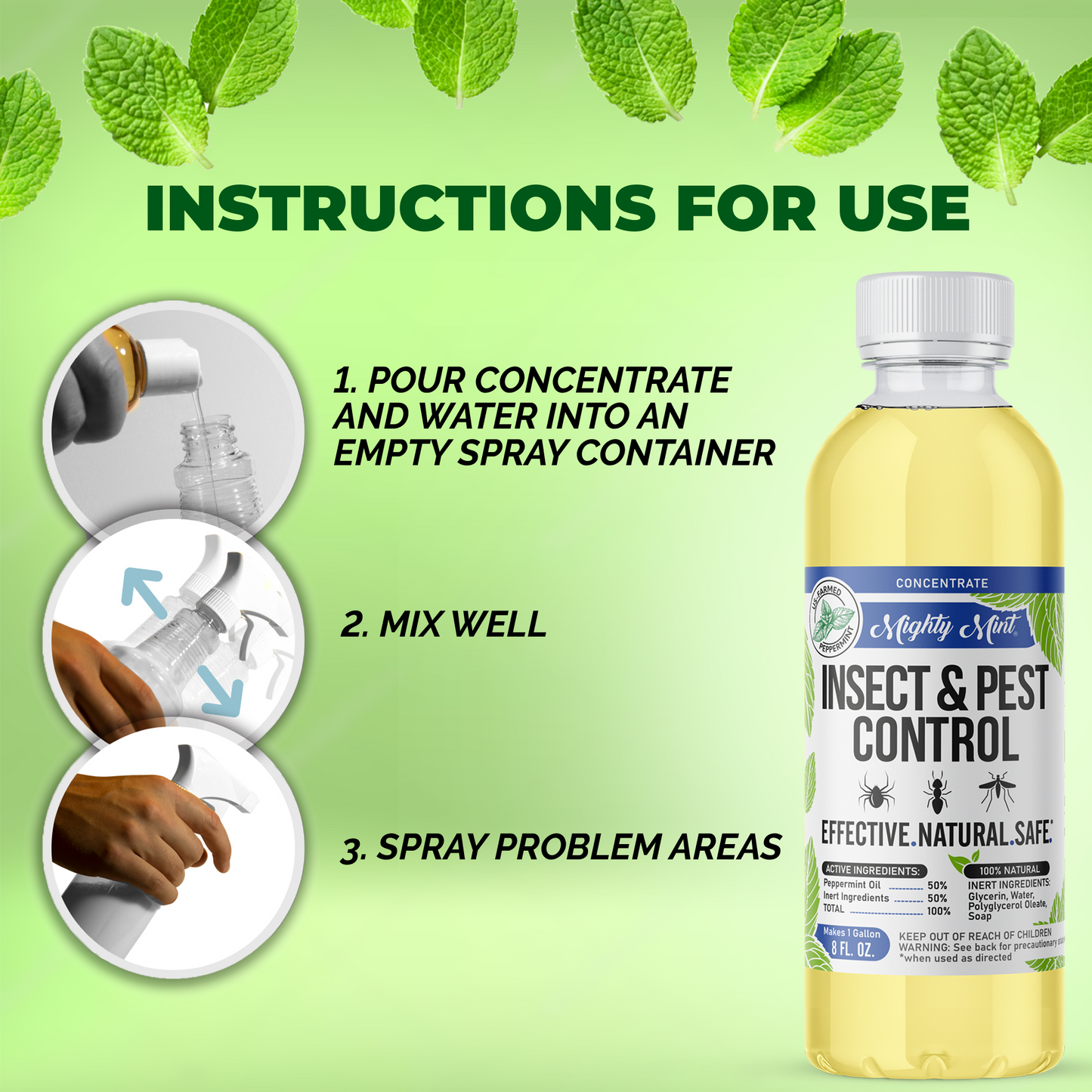 
                  
                    Mighty Mint Insect & Pest Control - Peppermint Concentrate
                  
                