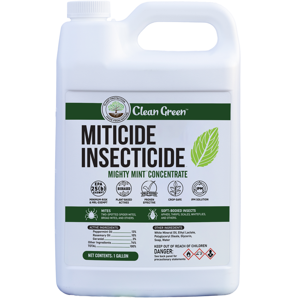 
                  
                    Mighty Mint Miticide Insecticide Plus – 1 Gallon Botanical Oil Concentrate for Spider Mites, Aphids, Disease, and Insects
                  
                