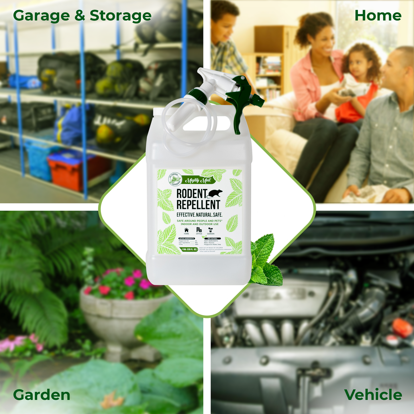 
                  
                    Mighty Mint Rodent Repellent - Peppermint Spray - 128 oz
                  
                